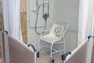 Avoid Slips in the Bathroom: The Shower Chair with Arms Advantage