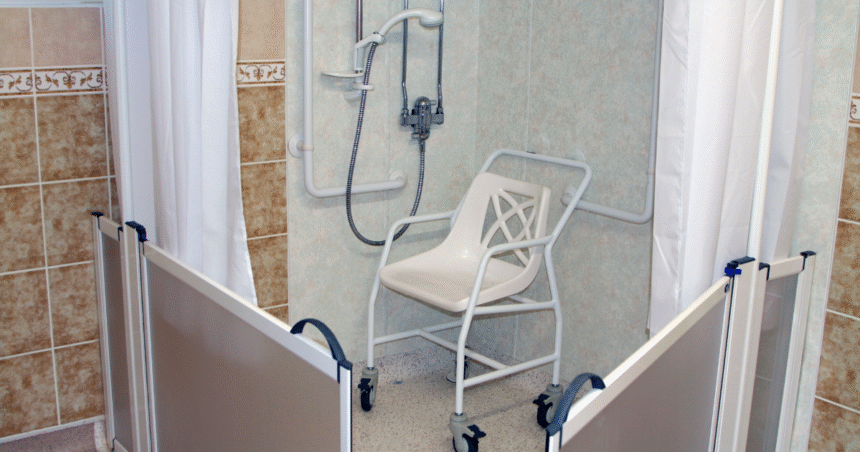 Avoid Slips in the Bathroom: The Shower Chair with Arms Advantage