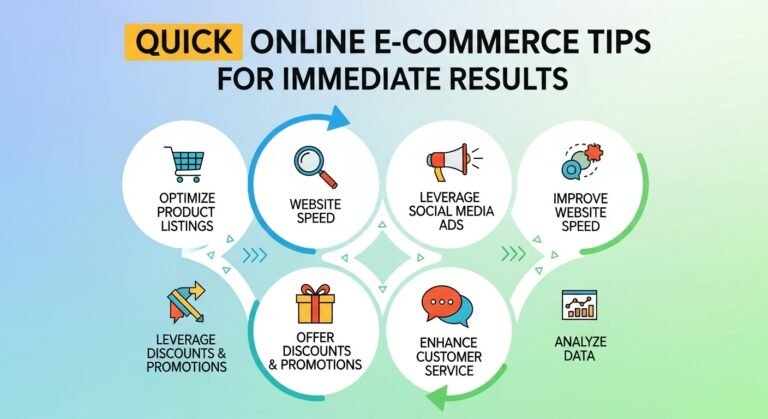 Quick Online E-commerce Tips for Immediate Results